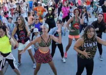 Beylikdüzü’nde Hayat Vadisi’nde zumbalı şenlik