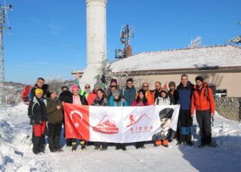 BİDOS Üyeleri 1100 Rakımda Şehitleri Andı