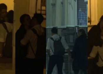 Bülent Emrah Parlak ile Sevgilisi Elit Andıç Çam, İstiklal’de Sarmaş Dolaş