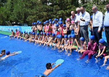 Bursa’da okul bahçelerinde serinleten eğitim