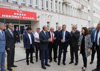 Edirne Valisi Sezer, Keşan’da ziyaretlerde bulundu