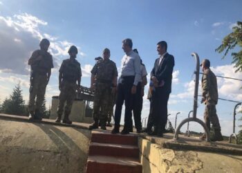 Edirne Valisi Sezer, Türkiye-Yunanistan hudut sınırında incelemede bulundu