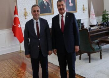 ERÜ Rektörü’nden Bakan Koca’ya ziyaret