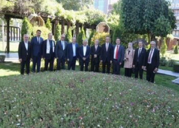 Filistin Büyükelçisi’nden Memduh Büyükkılıç’a ziyaret