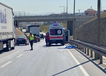 Hafriyat Kamyonuyla Çarpışan Motosikletli Kurye Hayatını Kaybetti