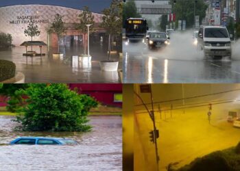İstanbul’da Şiddetli Yağış Trafiği Ve Hayatı Olumsuz Etkiledi