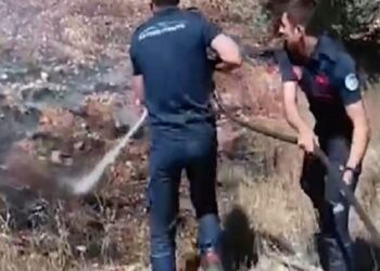 Kayseri itfaiyesi Mersin’de yardıma koştu