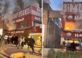 Kebapçıda Çıkan Yangın Söndürüldü