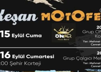 Keşan’da Motosiklet Tutkunları “Keşan Motofest” Festivalinde Buluştu