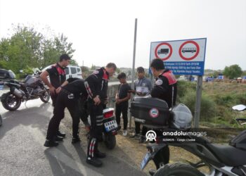 Lüleburgaz’da Motosiklet Denetimi