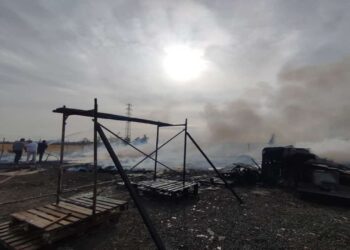 Nalbur Deposunda Çıkan Yangın Söndürüldü