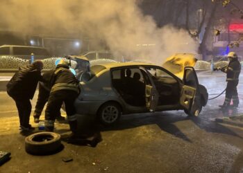 Otomobilde Yangın Çıktı