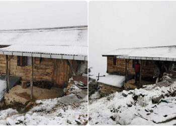 Rize’de Yaylara Kar Yağdı! Huser Yaylası Bembeyaz Oldu