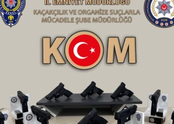 Ruhsatsız 10 Tabanca Yakalandı