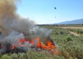 Sazlık ve Moloz Alanında Çıkan Yangın Kontrol Altına Alındı