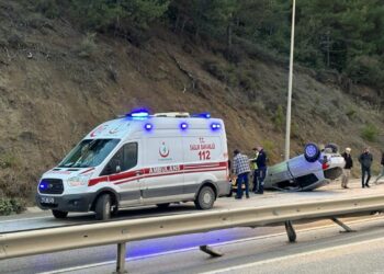 Takla Atan Otomobilde 1 Kişi Yaralandı