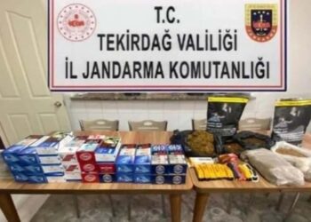 Tekirdağ’da 400 Bin Makaron Kaçakçılığı Operasyonu
