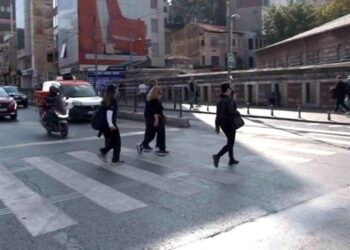 Yaya Geçitleri Dron Desteğiyle Denetlendi