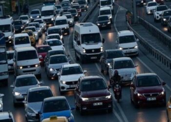 Yılın birinci yarısında 1 milyonu aşkın araç trafikte