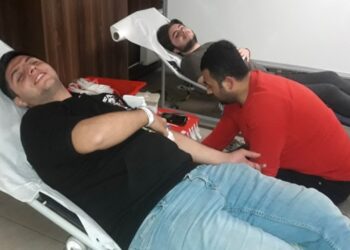 Yurtta Kalan Öğrenciler Kan Bağışı Yaptı