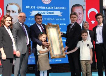 Yusuf Tekin Tekirdağ’da Hayırseverin İnşa Ettiği Okulun Açılış Törenine Katıldı