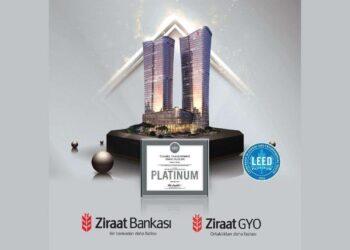 Ziraat Kuleleri Projesi Leed Platinum Sertifikası Almaya Hak Kazandı