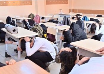 Diyarbakır’da Okullarda Deprem Tatbikatı Yapıldı