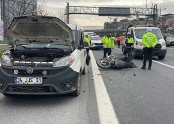 İstanbul’da Otoyoldaki Trafik Kazasında Motosiklet Sürücüsü Hayatını Kaybetti