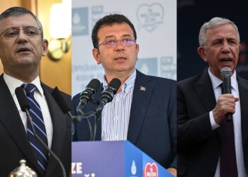 Ekrem İmamoğlu, Mansur Yavaş, Özgür Özel fotoğrafları