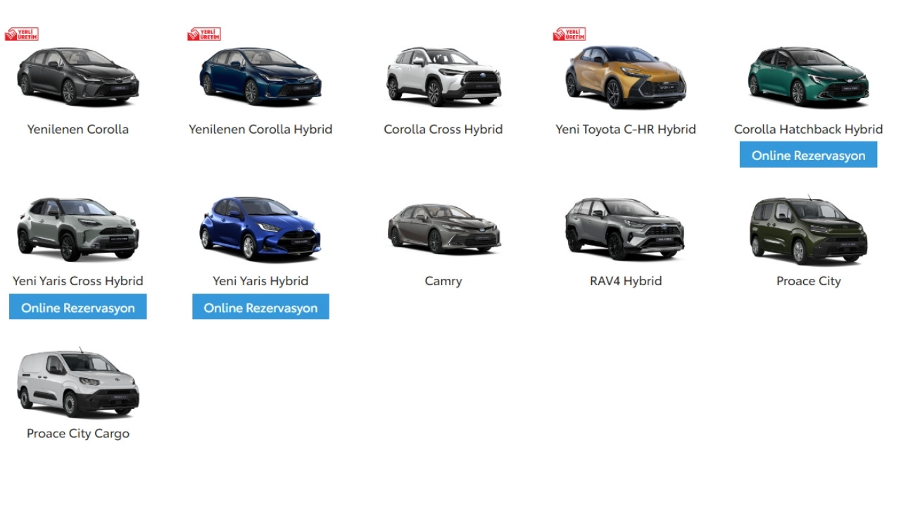 Toyota Engelli Araç Modelleri