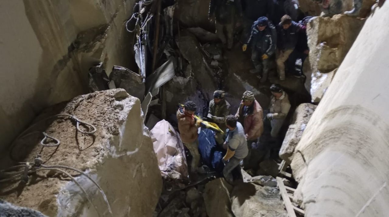 Mermer Ocağında Feci Son