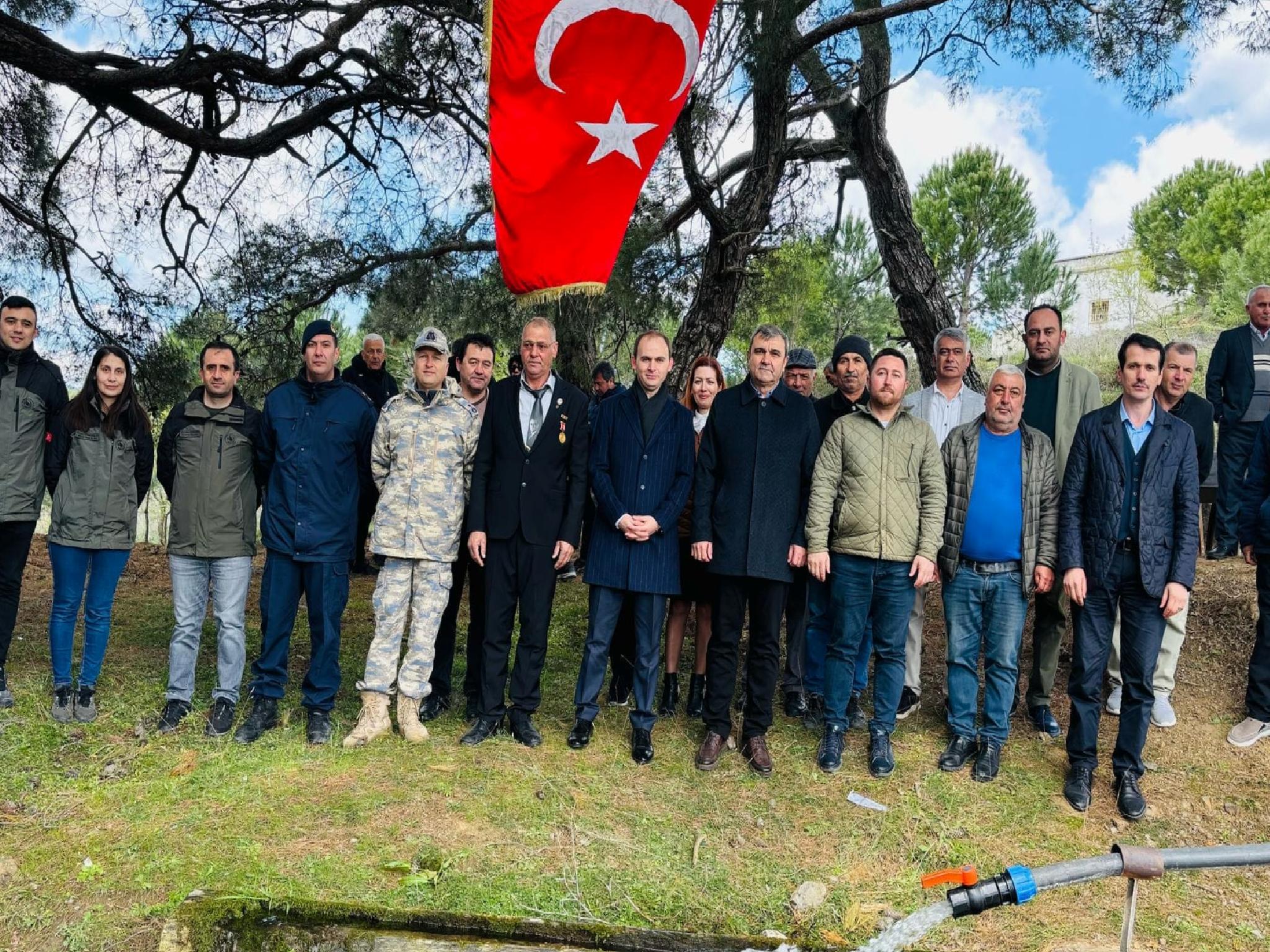 Ayvacık’ta 2 kilometrelik isale hattı projesi tamamlandı haberi