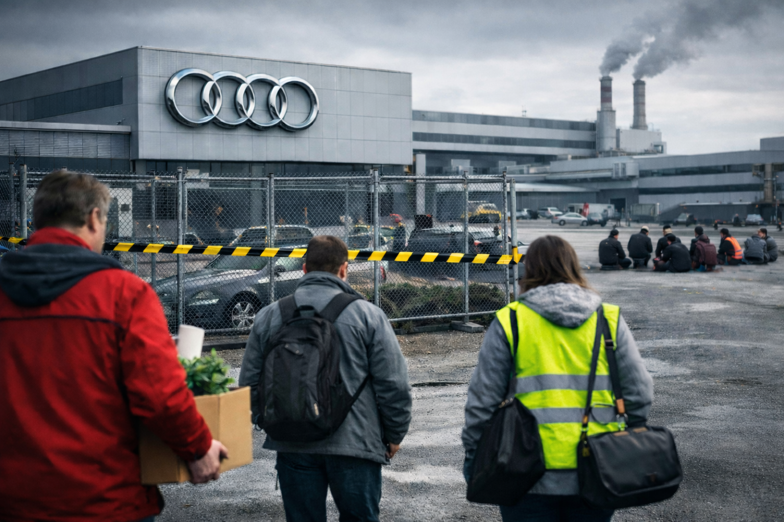 Audi Fabrikası Kapandı: Binlerce Çalışan İşsiz Kaldı